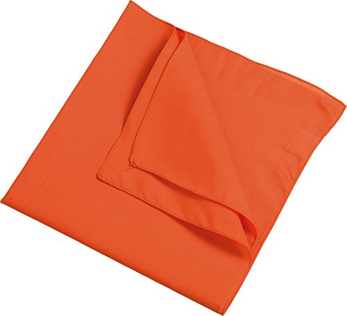 Myrtle Beach Modisches Bandana Kopftuch MB040, Farbe:Orange;Größe:50 x 50cm 50 x 50cm,Orange von Myrtle Beach