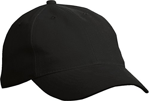 Myrtle Beach Softlining Raver Cap mit Leichter Laminierung Gr. One Size, schwarz - schwarz von Myrtle Beach