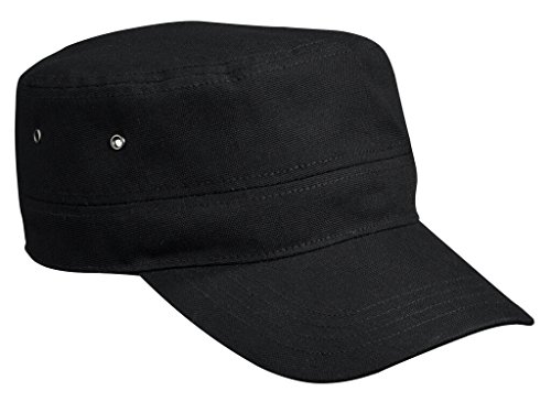 Myrtle Beach Trendiges Cap im Military-Stil aus robustem Baumwollcanvas (Black) von Myrtle Beach