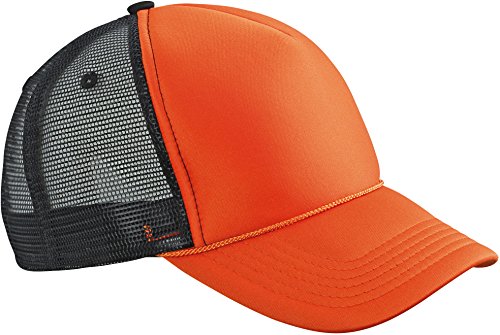 Myrtle Beach Trendiges Retro Mesh Cap in Kontrastfarben MB6550, Farbe:Orange/Black;Größe:One Size von Myrtle Beach