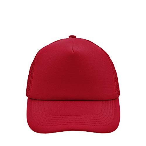 Myrtle Beach Trucker Mesh Baseball Cap für Damen und Herren Schirmmütze und Capie für die Freizeit von notrash2003 (Rot) von Myrtle Beach