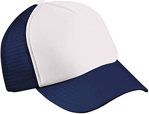 Myrtle Beach - Trucker Mesh Cap 'Classic' one size,White/Navy von Myrtle Beach
