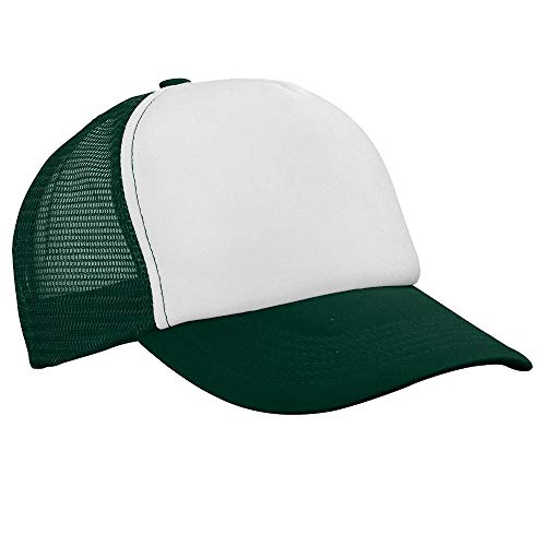 Myrtle Beach - Trucker Mesh Cap 'Classic' one size,white/darkgreen von Myrtle Beach