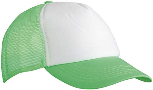 Myrtle Beach - Trucker Mesh Cap 'Classic' one size,white/neongreen von Myrtle Beach