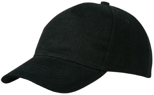 Myrtle Beach 5 Panel Cap Heavy Cotton, Farbe:black von myrtle beach