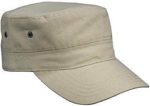 Trendiges Kids Military Army Cap - Farbe: Khaki - Größe: One Size von Myrtle Beach