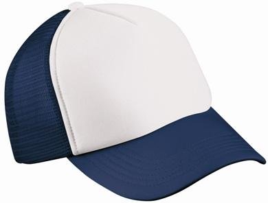 Trucker Mesh Baseball Cap in Polyester in Weiss - Navy Trucker Mesh Baseball Cap in Polyester in Weiss - Navy von Myrtle Beach