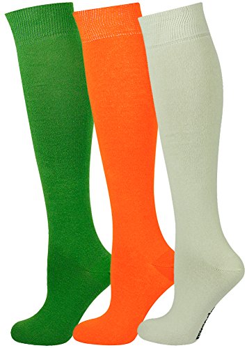 Mysocks 3 Paar Kniestrumpf Einfach Multi Socken 010 von Mysocks