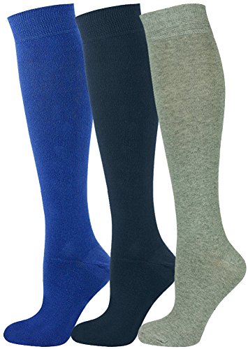 Mysocks 3 Paar Kniestrumpf Einfach Multi Socken 05 von Mysocks