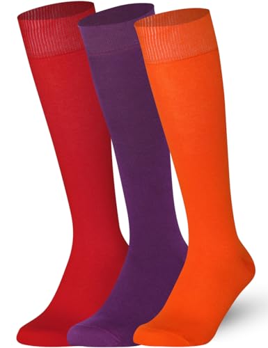 Mysocks 3 Paar Kniestrumpf Einfach Multi Socken 06 von Mysocks