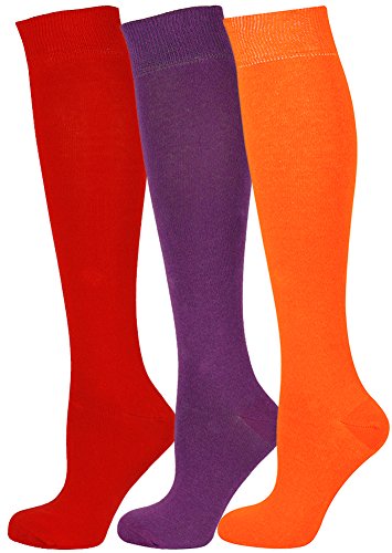 Mysocks 3 Paar Kniestrumpf Einfach Multi Socken 06 von Mysocks