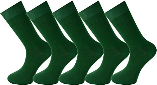 Mysocks 5 Paar Herrensocken aus feinster gekämmter Baumwolle, Größe 40-45 von Mysocks