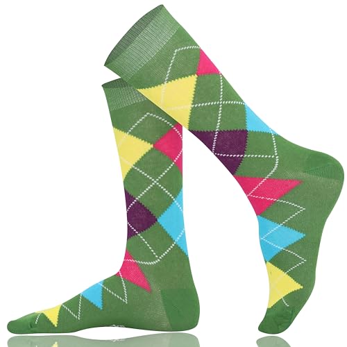 Mysocks Herren Socken Argyle Design Multi Grün von Mysocks