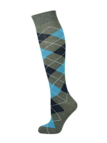 Mysocks Kinder Kniestrümpfe Socken Argyle Anthrazitblau Marine, 37-41 von Mysocks