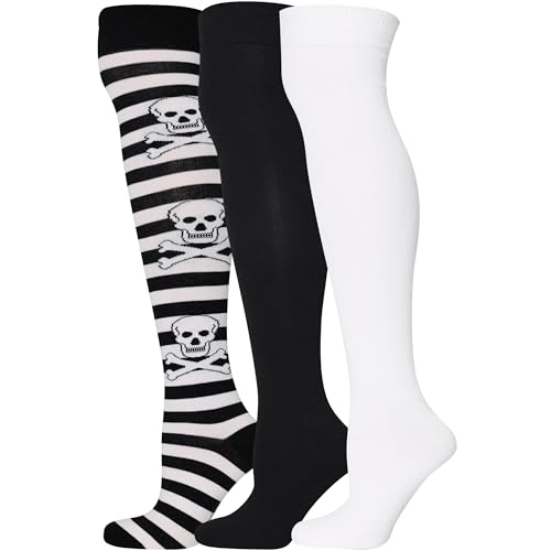 Mysocks Über das über dem Knie lange Socken 3 Paar Multi-Design von Mysocks