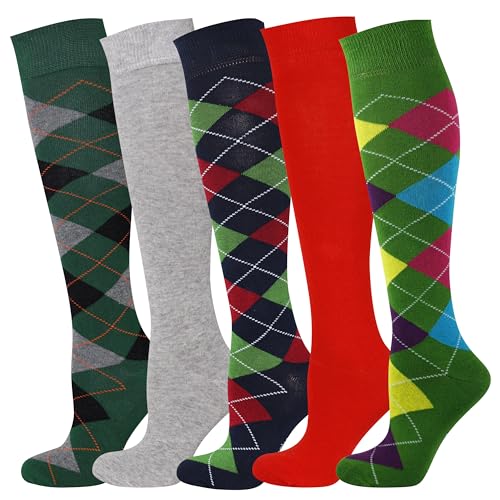 Mysocks Unisex Kniestrümpfe 5 Paare Multi 705 von Mysocks