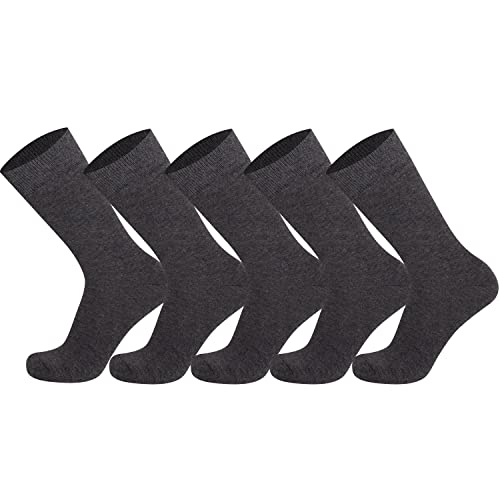 Mysocks unisex 5 Paar Packsocken Dunkel anthrazit von Mysocks