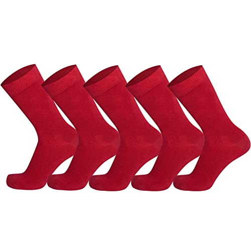 Mysocks unisex 5 Paar Packsocken bordo von Mysocks