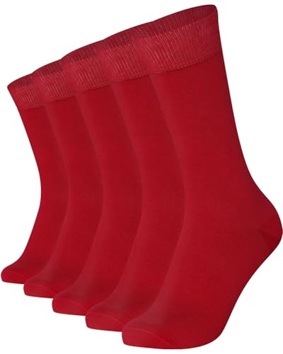 Mysocks unisex 5 Paar Packsocken bordo von Mysocks