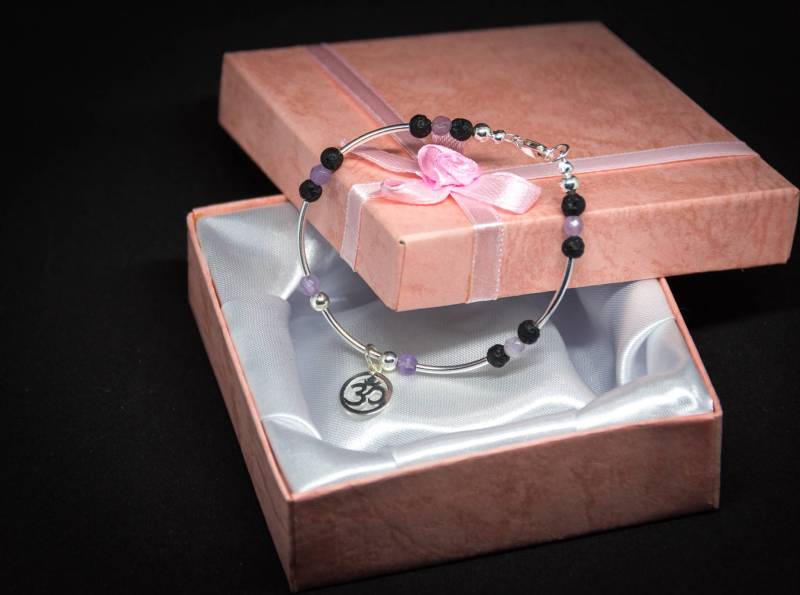 Gelassenheit/sterling Silber Bettelarmband Armband Für Sie Handgemachtes Energie Mystery Für von MysteryBracelets