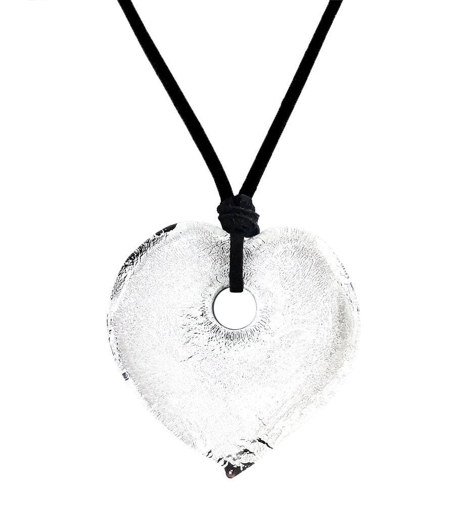 Murano Glas Herz Aus Geheimnis Von Venedig Silber Leidenschaft Herz, Anhänger, Schmuck Murano Glas Herz Aus Geheimnis Von Venedig Silber Leidenschaft Herz, Anhänger, Schmuck von MysteryofVenice