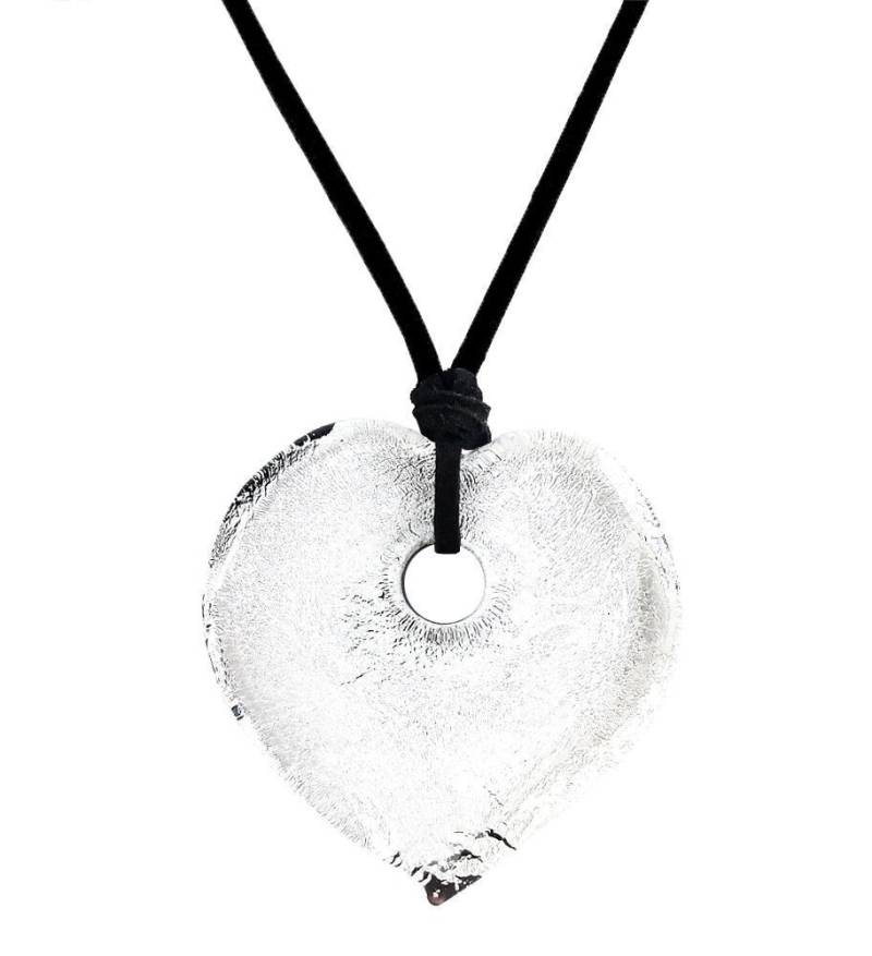 Murano Glas Herz Aus Geheimnis Von Venedig Silber Leidenschaft Herz, Anhänger, Schmuck von MysteryofVenice