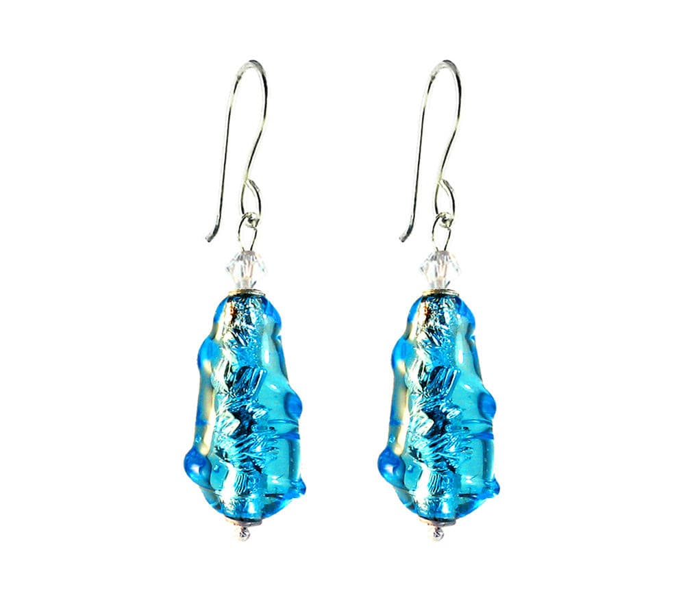 Muranoglas Ohrringe Aquamarin "Ice Swirl' Von Geheimnis Venedig, Ohrringe, Schmuck Muranoglas Ohrringe Aquamarin "Ice Swirl' Von Geheimnis Venedig, Ohrringe, Schmuck von MysteryofVenice