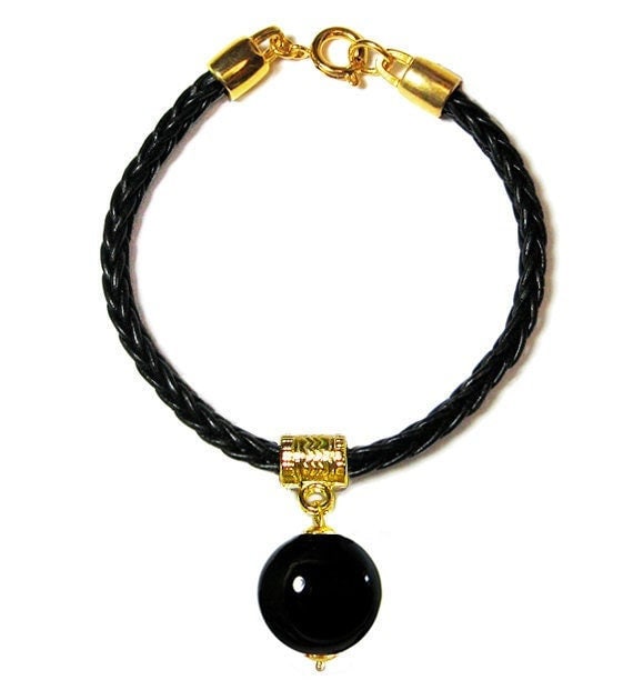 Muranoglas Lederarmband "Onyx' Von Mystery Of Venezia, Italien, Armband, Muranoglasschmuck Muranoglas Lederarmband "Onyx' Von Mystery Of Venezia, Italien, Armband, Muranoglasschmuck von MysteryofVenice