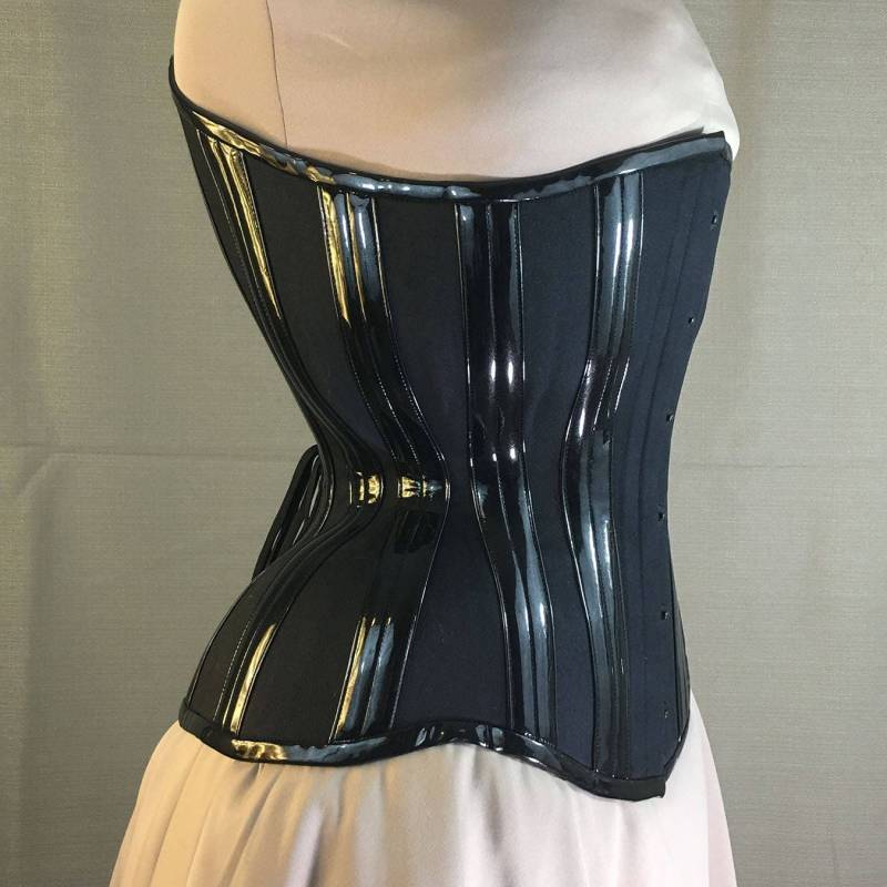 Neue Mcc-90 Schwarz Baumwolle Pvc Unterbrust Lange Linie Engschnüren Taille Training Korsett Mystic Stadt Korsetts Neue Mcc-90 Schwarz Baumwolle Pvc Unterbrust Lange Linie Engschnüren Taille Training Korsett Mystic Stadt Korsetts von MystiCCityCorsets