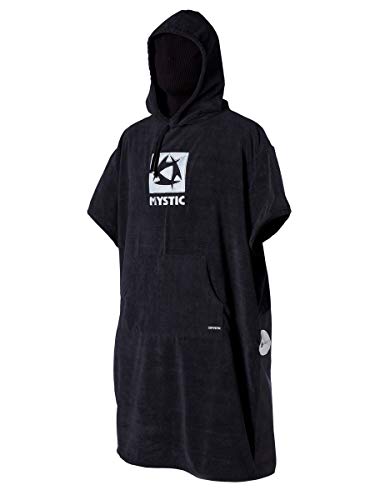 Mystic Deluxe Poncho in Black Size - - ONE Size von Mystic