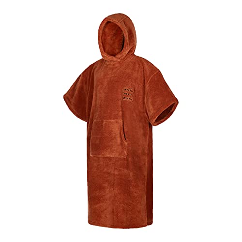 Mystic Teddy Change Robe Poncho oder Wickeltuch für Beach Watersports & Surfing - Rusty Red von Mystic