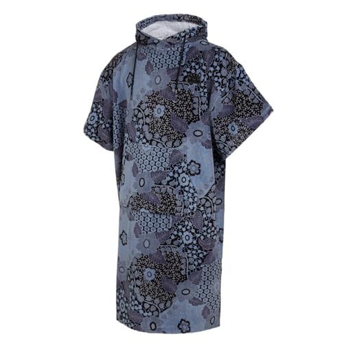 Mystic Velour AOP Poncho 2022 Blue/Black von Mystic