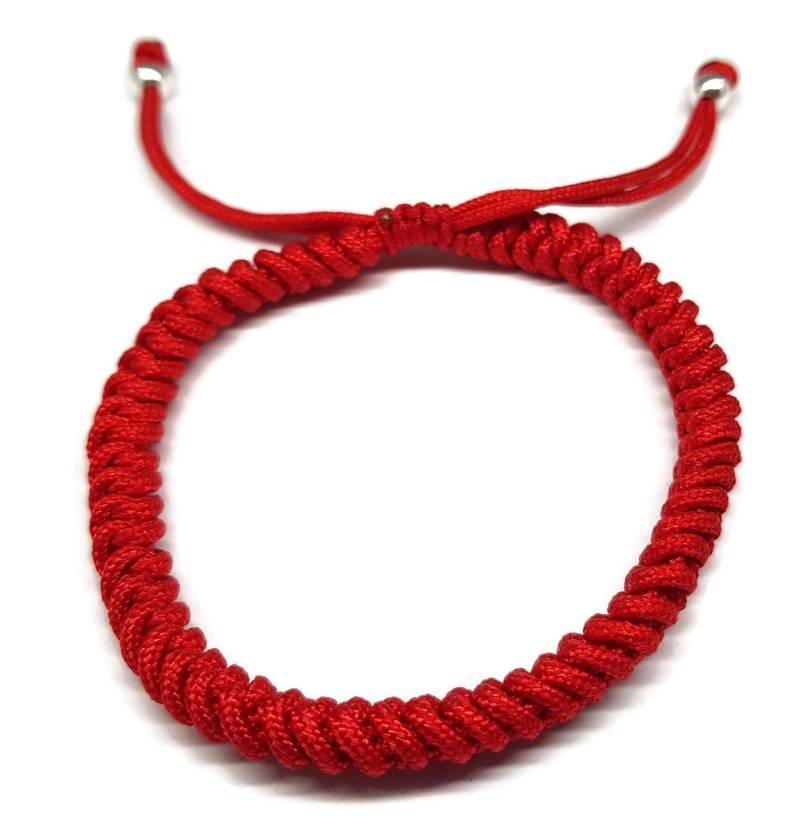 Mystic Jewels - Kabbalah-Glücksschnur-Armband Unisex Verstellbar Augenschutz Viel Glück Handgefertigtes Makrome-Armband von MysticJewelsByDalia