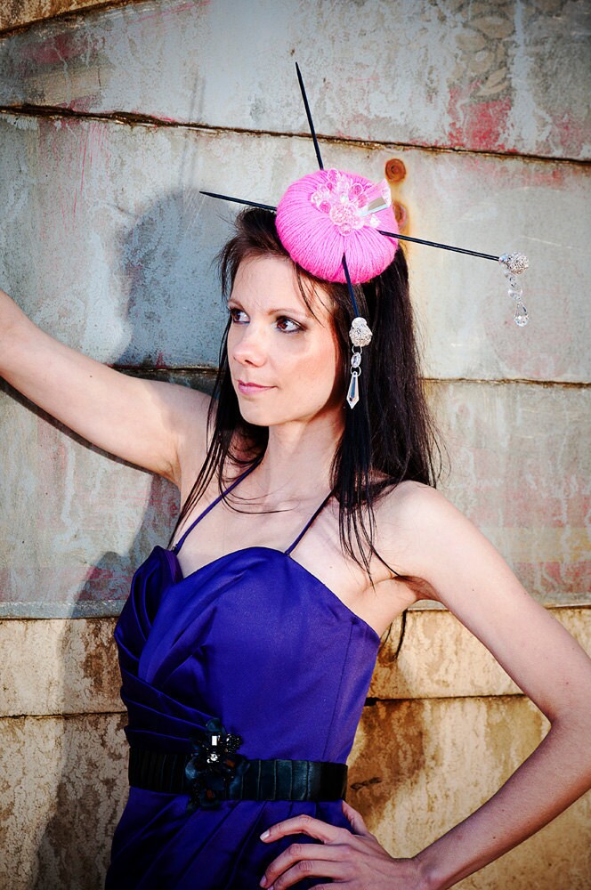 Crystal Pink - Kopfbedeckungen Kopfschmuck Crystal Pink - Kopfbedeckungen Kopfschmuck von MysticMagicMasks