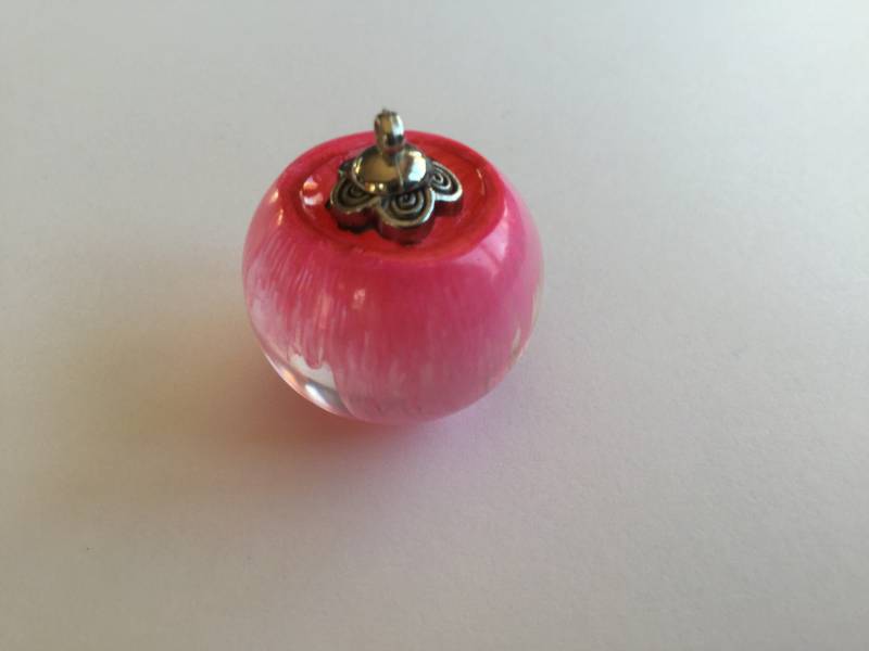 Einzigartige Rosa Swirly Anhänger von MysticMerchantGifts