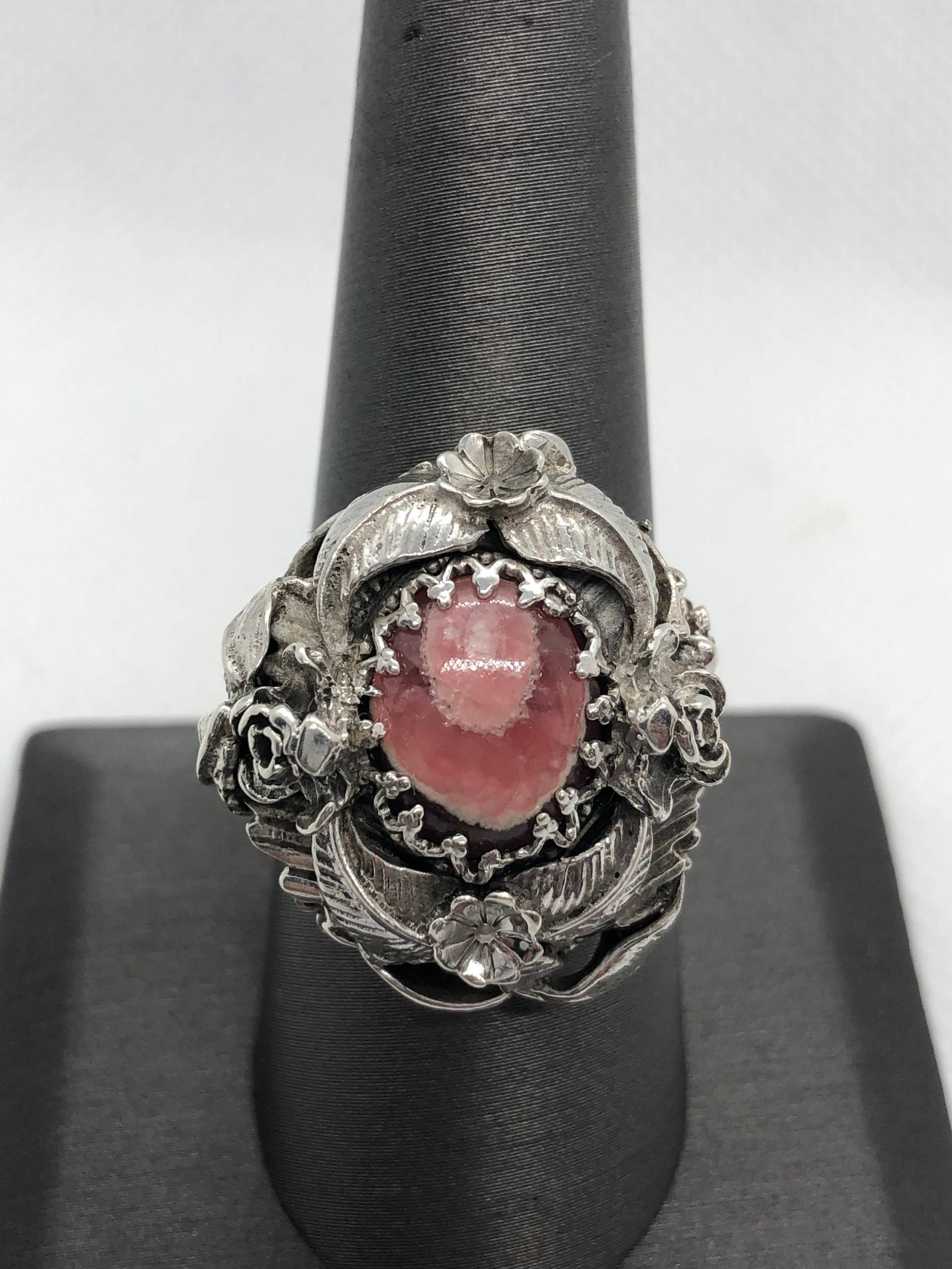 Rhodochrosit Ring Rhodochrosit Ring von MysticPeacokBoutique