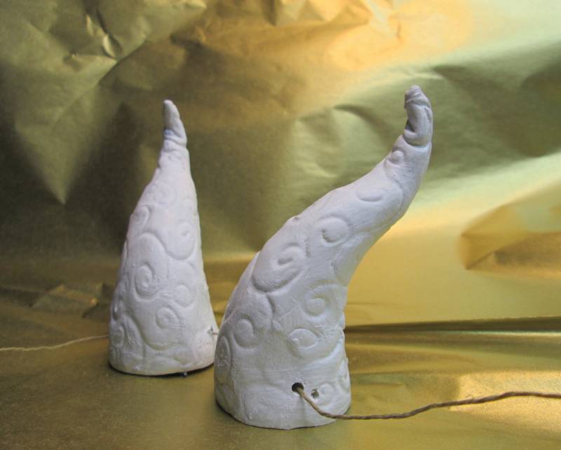 Handbemalte Hörner Fantasy Feen Satyr Hörner Handbemalte Hörner Fantasy Feen Satyr Hörner von MysticRealmsArtist