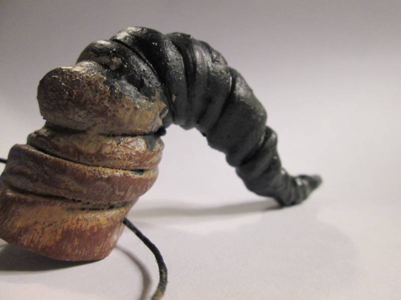 Handgefertigte Gedrehte Kostümhörner Aus Resin Krampus, Satyr, Fee von MysticRealmsArtist