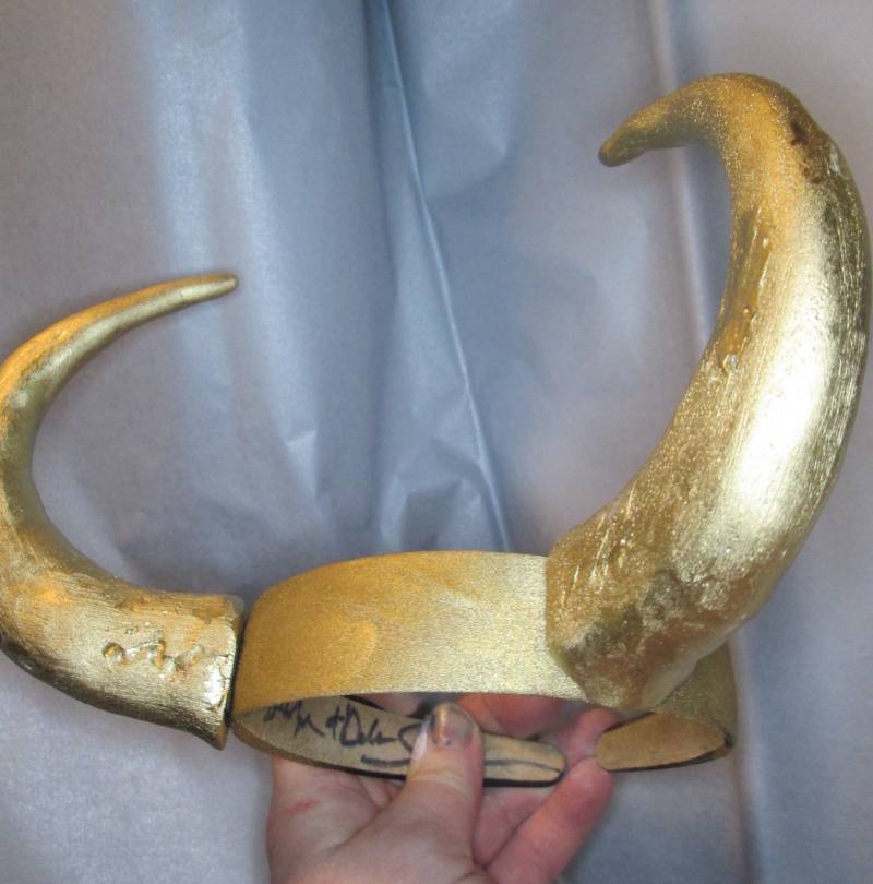 Handgemachte Resin Krampus Hörner Cosplay Kostüm Haarband von MysticRealmsArtist