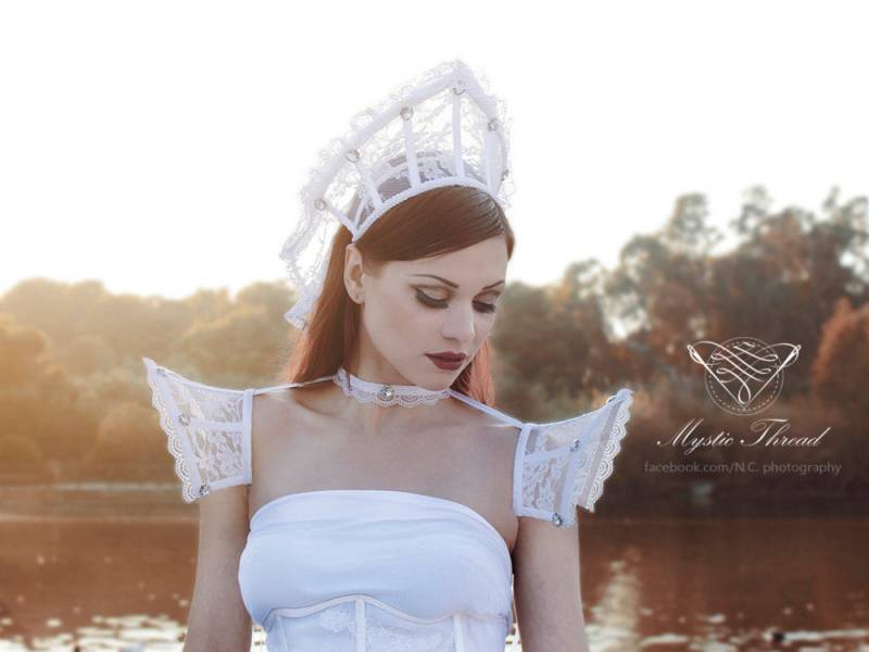 Weiße Hochzeits Epauletten Aus Spitze Weiße Hochzeits Epauletten Aus Spitze von MysticThreadDesigns