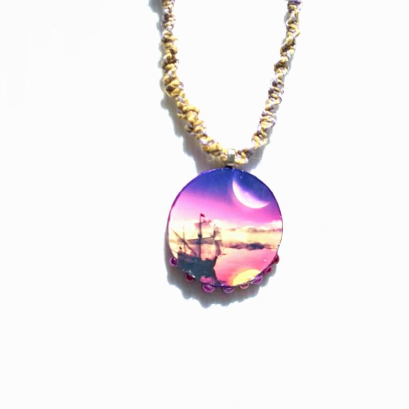 Lost Boys Handgemachte Hanf Makramee Halskette von MysticTrinketShop