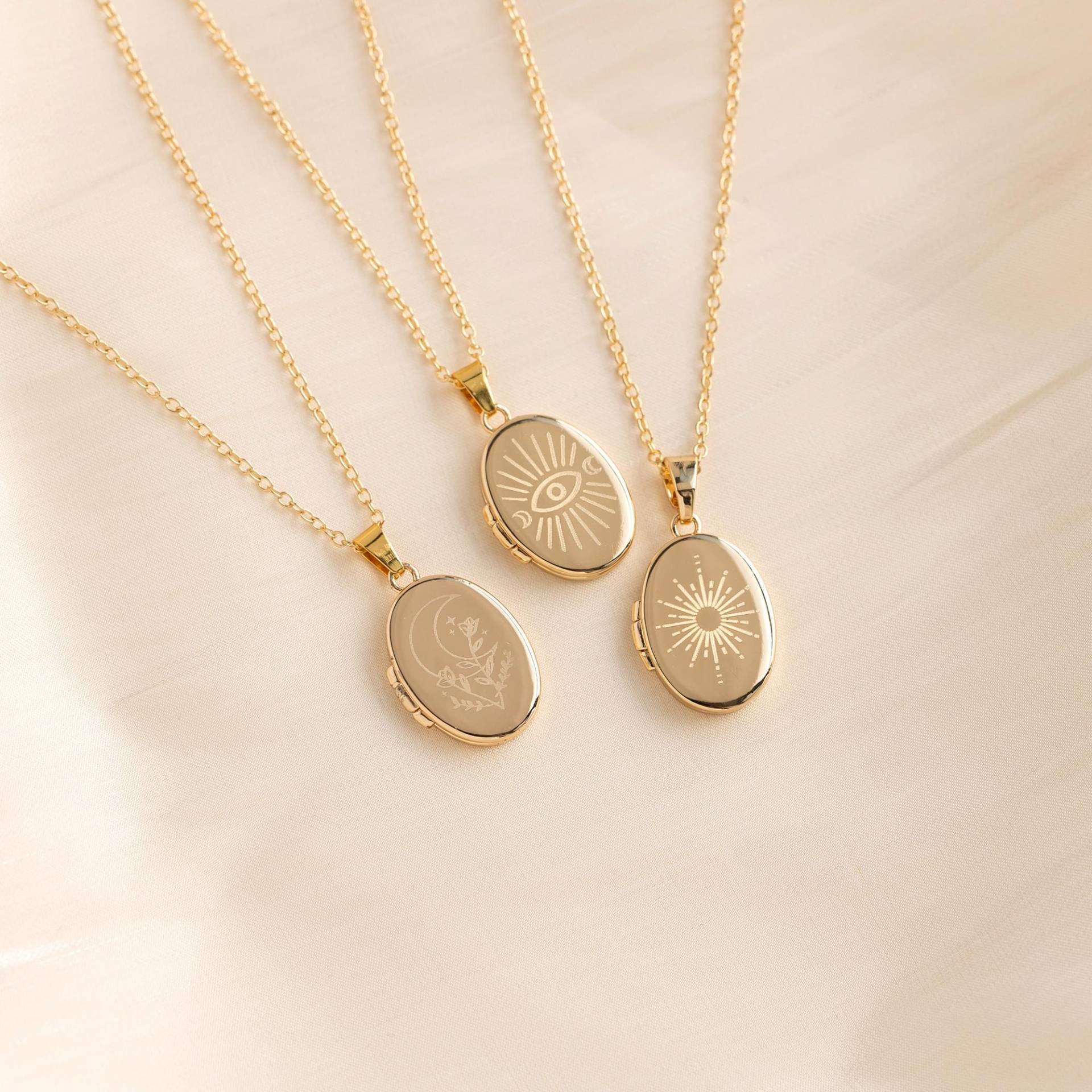 Personalisierte Oval Medaillon Halsketten-Set, Vintage Halskette, Benutzerdefinierte Foto Anhänger, Andenken Schmuck, Weihnachtsgeschenk, Geschenk von MysticVogueCo