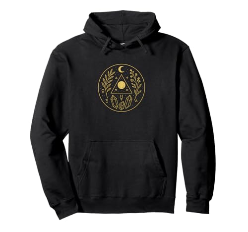 Hexerei Mystic Symbol Emblem Kunstwerk Pullover Hoodie von Mystical Art