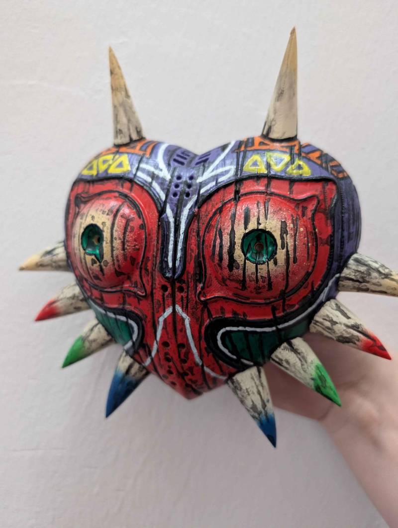 Majoras Mask Zelda Inspirierte Halloween Deko Maske von MystikaStoreDE