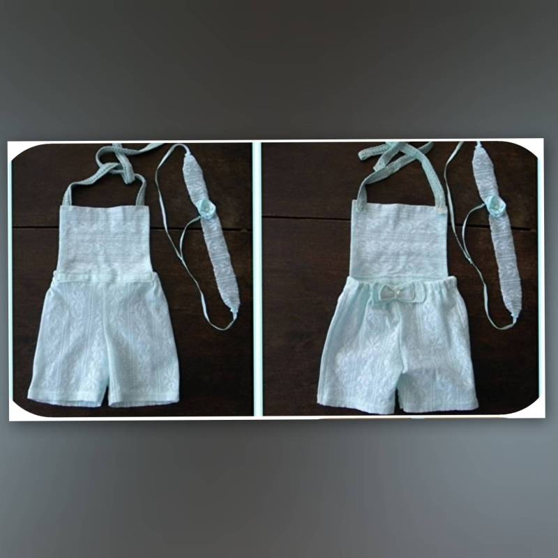 Baby Neckholder-Shorts-Set Minthy von Mysunshinepearls