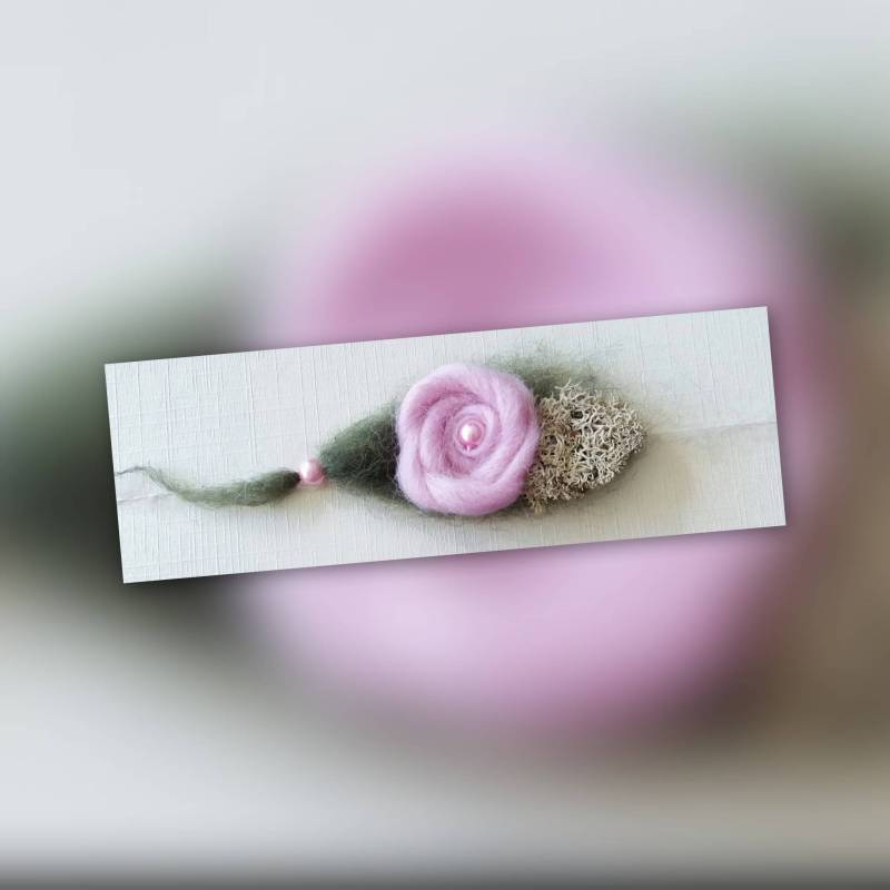 Neugeborenen-Raffhalter „Soft Rosie", in Rosatönen von Mysunshinepearls