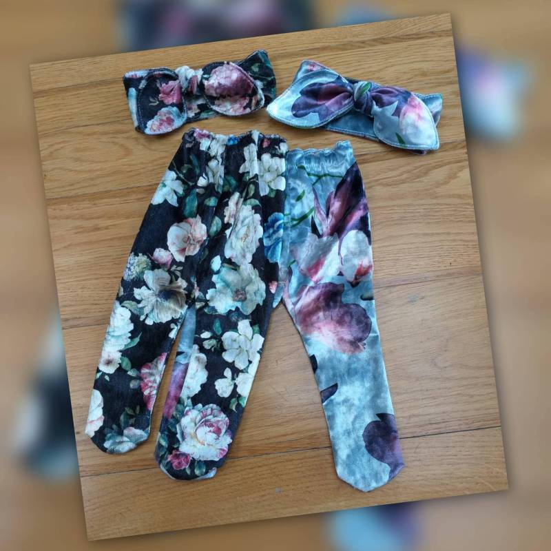 Neugeborenen-Sets „Velvet Floral" von Mysunshinepearls