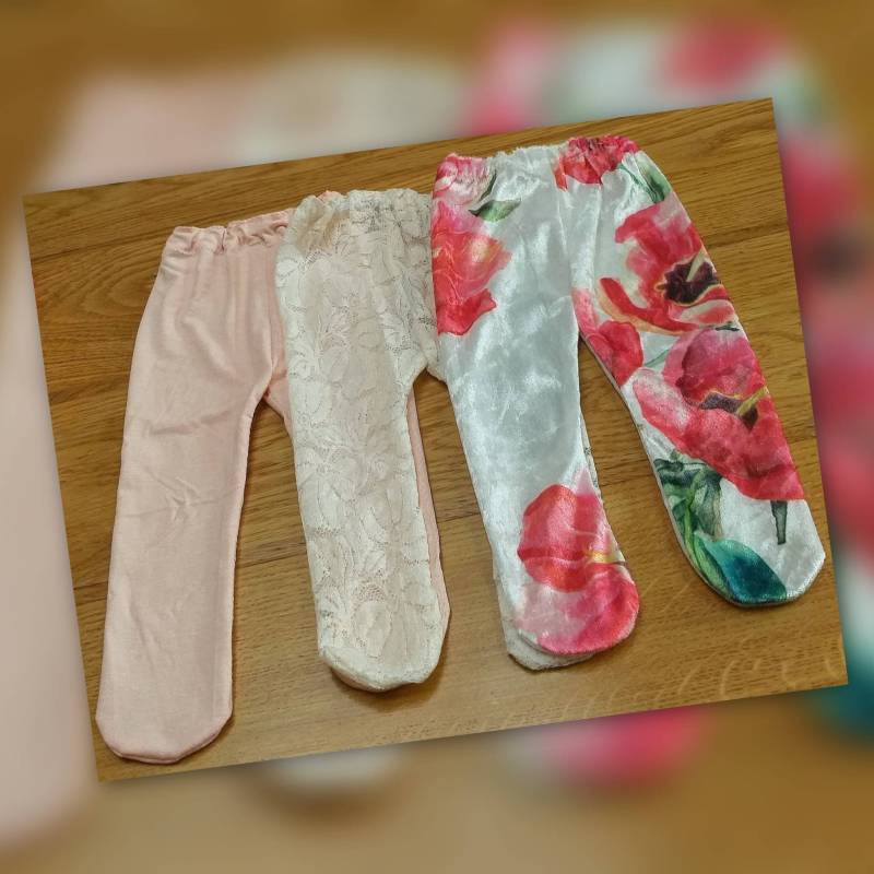 Neugeborenenhose Mit Füßlingen von Mysunshinepearls