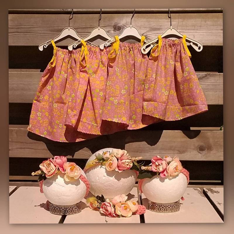 Sonniges Sommerkleid-Set, in 4 Größen Neugeborene Bis Einjährige von Mysunshinepearls