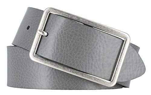 Mytem-Gear Damen Gürtel Leder Belt Ledergürtel Nappaleder 40 mm Damengürtel kürzbar (Grau, 110) von Mytem-Gear